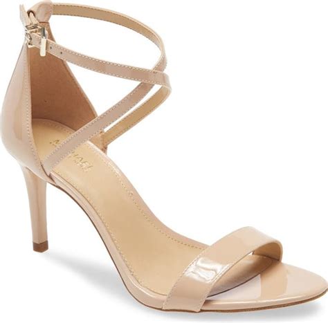 michael kors ava strappy sandal|Ava Patent Leather Sandal .